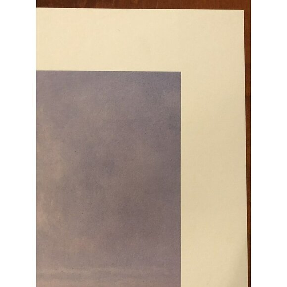 25"x18" Signed Numbered Limited Edition Print SUMMER EVENING by NEAL WHITE 1982 - Picture 4 of 8